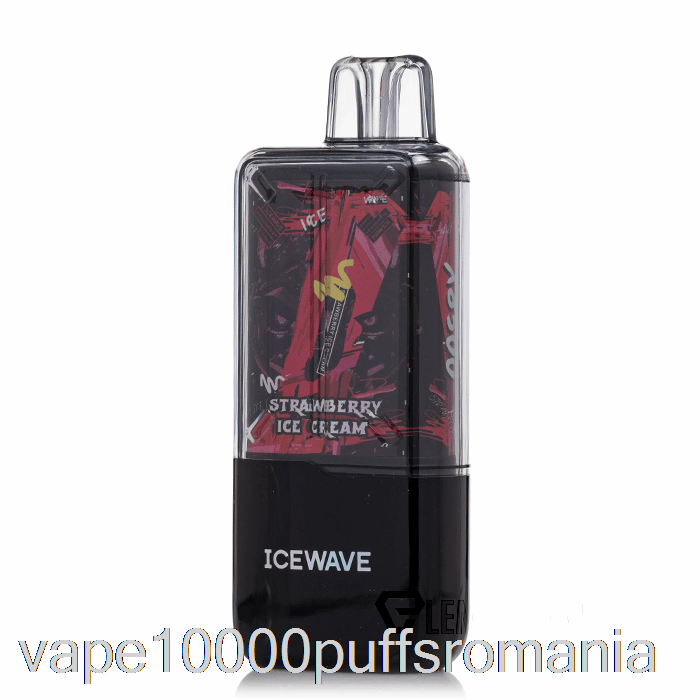 Vape Romania Icewave X8500 Inghetata De Capsuni De Unica Folosinta